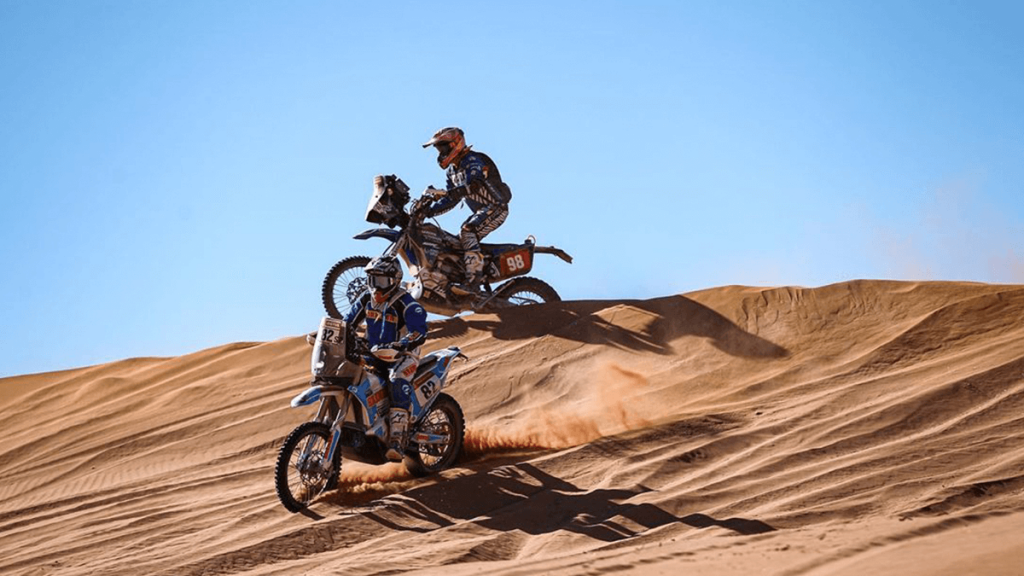 Yamaha Dakar Sara y Javier