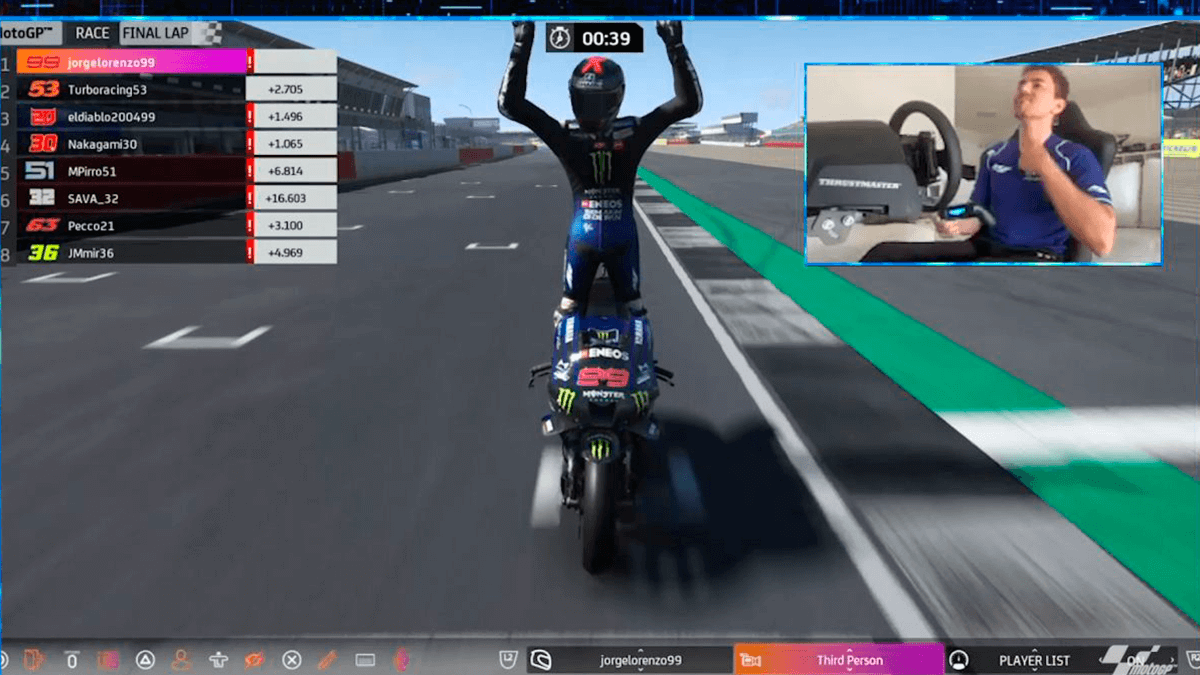 Jorge Lorenzo Virtual BritishGP