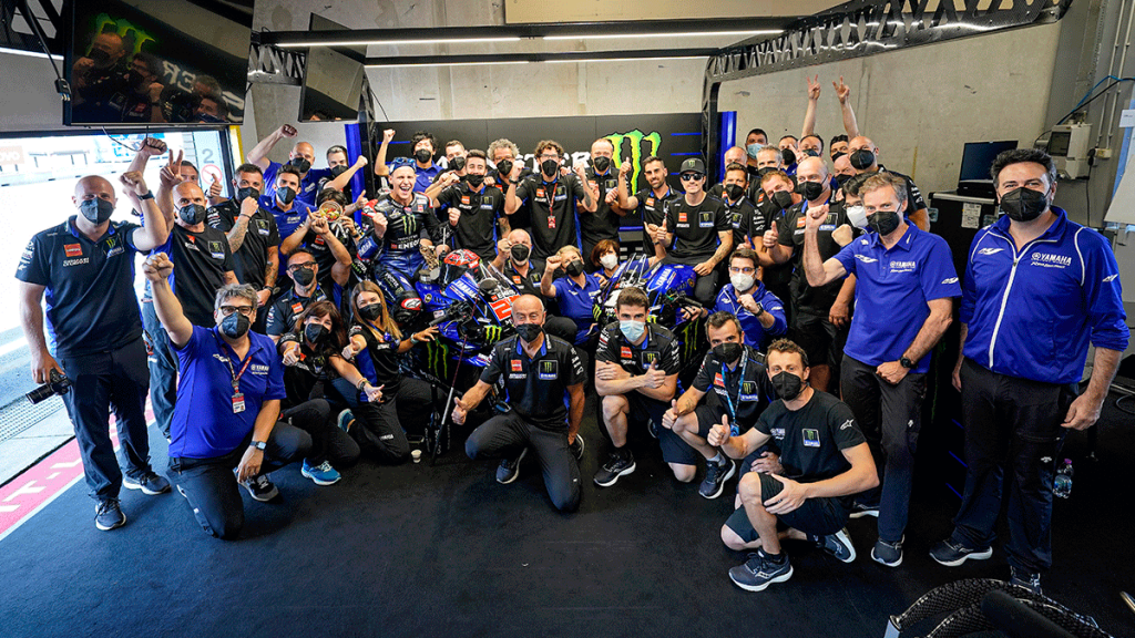 Doble podio para Yamaha en MotoGP Assen