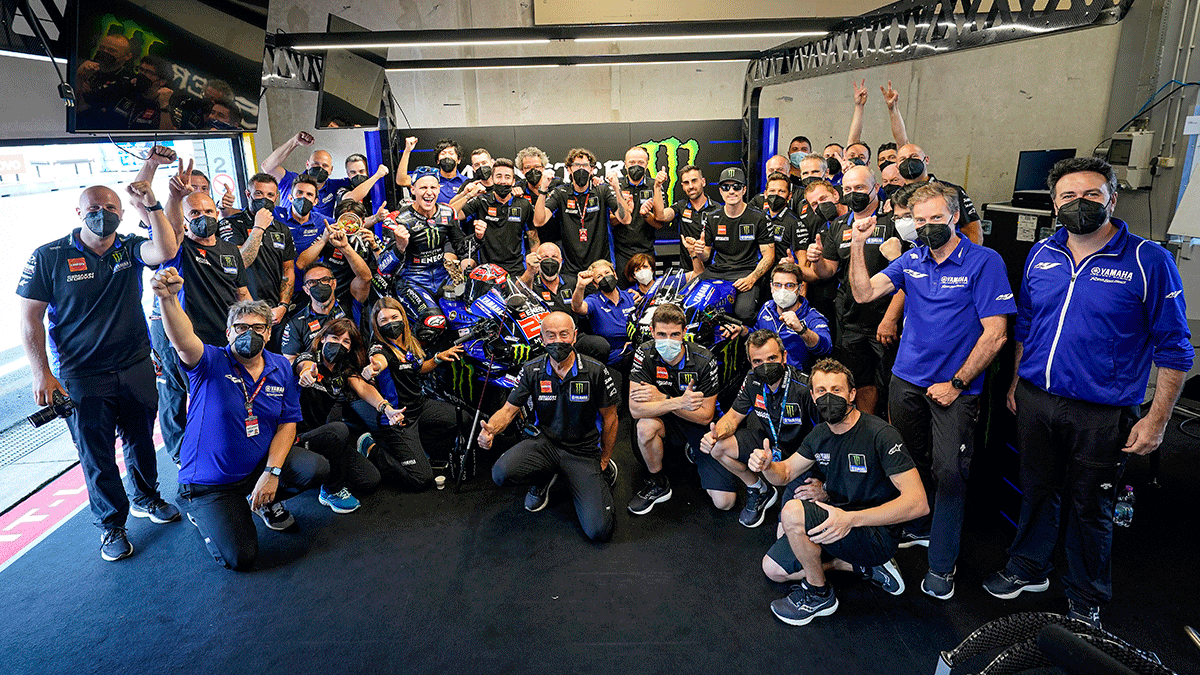 Doble podio para Yamaha en MotoGP Assen